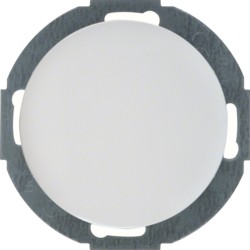 berker blindplaat met metalen draagring met bevestiging schroef serie r.classic