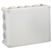 aftakdoos plexo rechthoekig ip55 14 kabelinvoeren