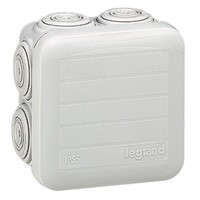 aftakdoos plexo ip55 vierkant 7 kabelinvoer
