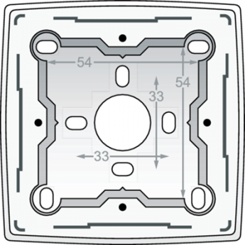 IP 21 niko boîte simple en saillie pour 1 méchanisme original white IP 21 niko boîte simple en saillie pour 1 méchanisme original white