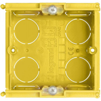 BTICINO boîte d'encastrement 2 modules -maçonnerie