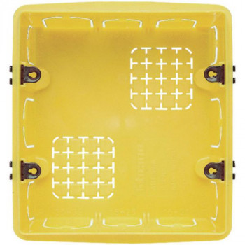 inbouwdoos voor 2 x 3 modules rechthoekig