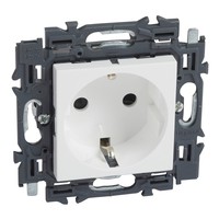 LEGRAND valena standaard stopcontact tweepolig met randaarding type schuko 16a wit LEGRAND valena standaard stopcontact tweepolig met randaarding type schuko 16a wit