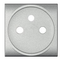 living light sierplaat voor contactdoos 2p+a (te)