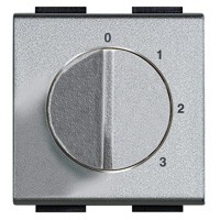 BTICINO living light interrupteur à 4 positions pour ventilateur 3 vitesses alu BTICINO living light interrupteur à 4 positions pour ventilateur 3 vitesses alu