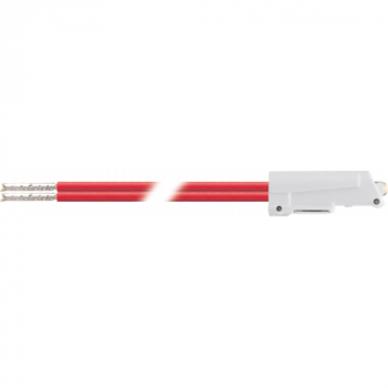 niko unité d'éclairage avec fils 230V et led rouge pour interrupteurs et bouton-poussoir