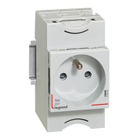 LEGRAND modulair contactdoos r 2p+a 10/16a 250v LEGRAND modulair contactdoos r 2p+a 10/16a 250v