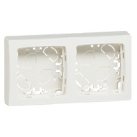 LEGRAND oteo leeg opbouwdoos tweevoudig LEGRAND oteo leeg opbouwdoos tweevoudig