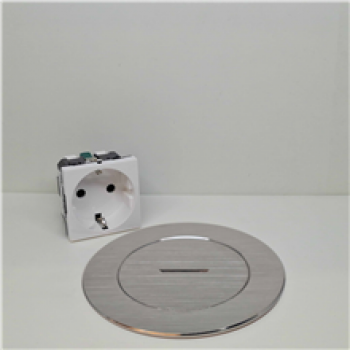 arpi prise de sol arpi 2p+terre latéral (schuko) 16a ip66 stainless steel brushed