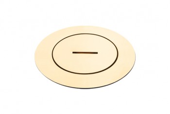 ROUND arpi prise de sol ip66 2 x haut-parleurs polished brass