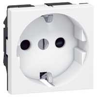 contactdoos 2p met randaarde schuko schroefklem