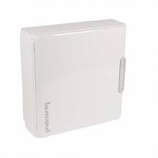 coffret saillie xl³ 125 - 2 rangées 36 modules porte opaque blanche