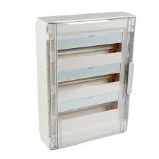 coffret saillie xl³ 125 - 3 rangées 54 modules porte transparente