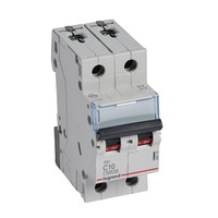 disjoncteur tx³ 3000a 2p c10 230/400v - 2 modules