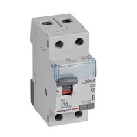 interrupteur différentiel tx³ 2p 30ma 25a type a - 2 modules