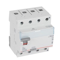 LEGRAND differentieelschakelaar tx³ 4p 30ma 25a type a - 4 modules