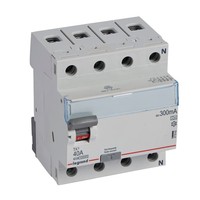 LEGRAND interrupteur différentiel tx³ 4p 300ma 40a type a - 4 modules