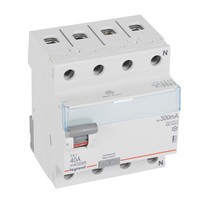 LEGRAND interrupteur différentiel tx³ 4p 300ma 40a type a-s - 4 modules