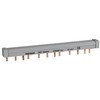 verbindingsrail met tanden 4p 12 modules - 10mm²