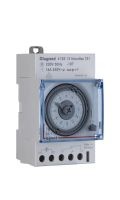 inter horaire journalier 3modules horizontales - 50hz - manuelle
