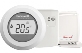 HONEYWELL thermostat round sans fils commande on off et passerelle internet HONEYWELL thermostat round sans fils commande on off et passerelle internet