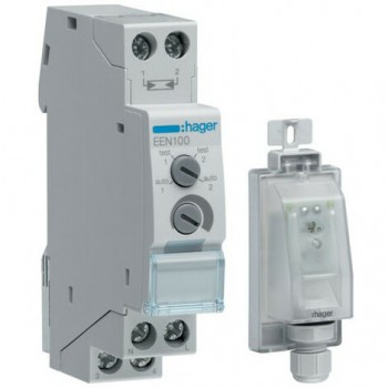 HAGER schemerschakelaar inclusief opbouwsensor een003 HAGER schemerschakelaar inclusief opbouwsensor een003