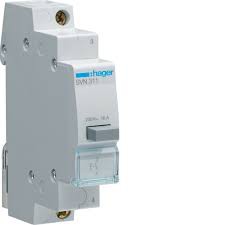 HAGER bouton poussoir 1 contact impulsion 16a HAGER bouton poussoir 1 contact impulsion 16a