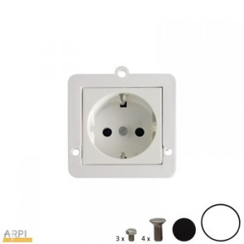 arpi aansluit module stopcontact tweepolig randaarding (schuko)16a arpi aansluit module stopcontact tweepolig randaarding (schuko)16a