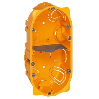 LEGRAND Batibox boîte d'encastrement pour 2 mechanismes 40 mm LEGRAND Batibox boîte d'encastrement pour 2 mechanismes 40 mm