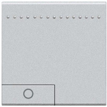 BTICINO living light touche basculante éclairage 2 modules alu BTICINO living light touche basculante éclairage 2 modules alu