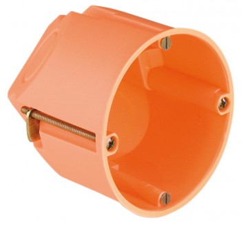 inbouwdoos hollewand winddicht 47mm diameter 68mm schroefbevestiging