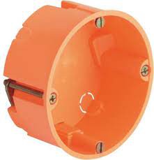 inbouwdoos hollewand diepte 35mm diameter 68mm schroefbevestiging