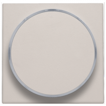 NIKO ORIGINAL niko afwerkingsset met doorschijnende ring zonder lampsymbool voor drukknop grijs (102)