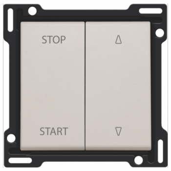 NIKO ORIGINAL niko set de finition pour interrupteur pour volets à verrouillage électrique gris NIKO ORIGINAL niko set de finition pour interrupteur pour volets à verrouillage électrique gris