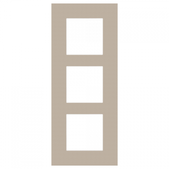 NIKO PURE plaque de recouvrement pure triple vertical