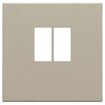 NIKO PURE niko set de finition pour prise simple haut-parleur ,champagne coated