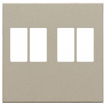 NIKO PURE niko plaque de finition pure pour raccordement audio double NIKO PURE niko plaque de finition pure pour raccordement audio double