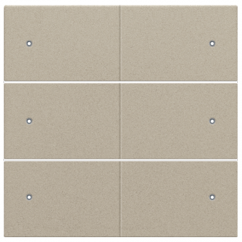 NIKO PURE set de finition pour bouton-poussoir sextuple libre de potentiel 24v avec led champagne coated NIKO PURE set de finition pour bouton-poussoir sextuple libre de potentiel 24v avec led champagne coated