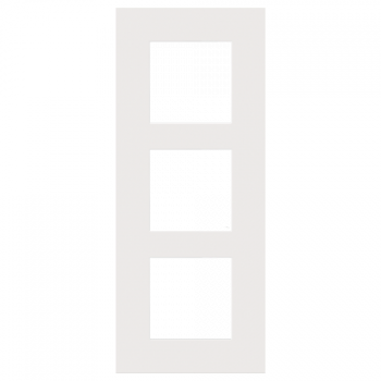 NIKO PURE plaque de recouvrement triple vertical pure NIKO PURE plaque de recouvrement triple vertical pure