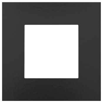 NIKO PURE niko afdekplaat enkelvoudig pure bakelite piano black