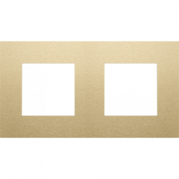 NIKO PURE plaque de recouvrement pure double horizontal/vertical NIKO PURE plaque de recouvrement pure double horizontal/vertical