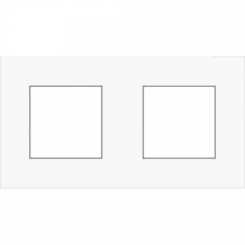 NIKO PURE plaque de recouvrement pure double horizontal/vertical