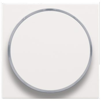 niko afwerkingsset met doorschijnende ring zonder lampsymbool voor drukknop white coated (154)