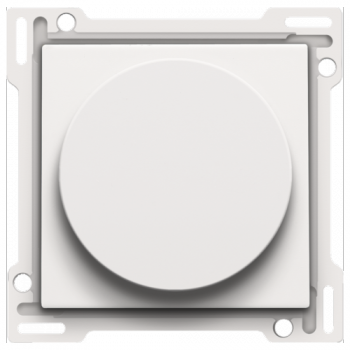 niko afwerkingsset pure white coated voor draaischakelaar (154)