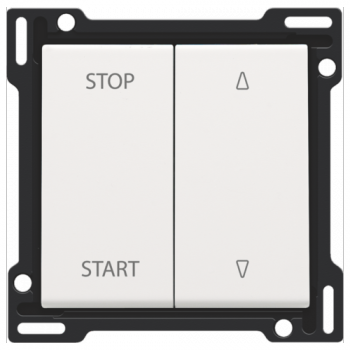 niko afwerkingsset voor elektrisch gescheiden rolluikschakelaar white coated (154)