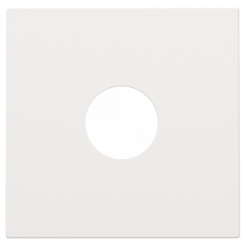 niko set de finition pour connexion coaxiale simple pour tv white coated