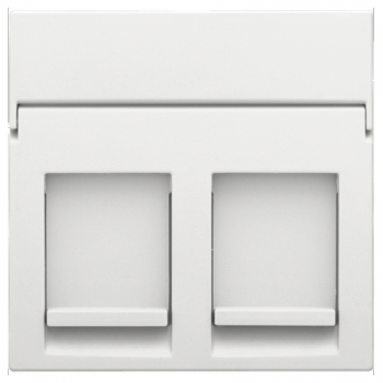 niko centraalplaat data voor 2 rj outlets white coated (154)