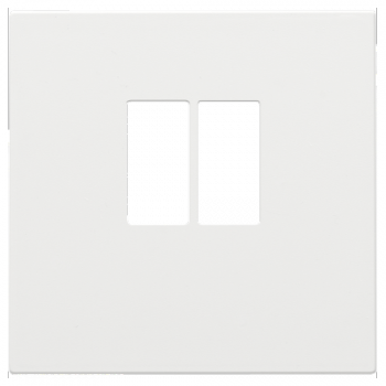 NIKO PURE niko afwerkingsset voor enkelvoudige luidsprekeraansluiting , white coated (154)