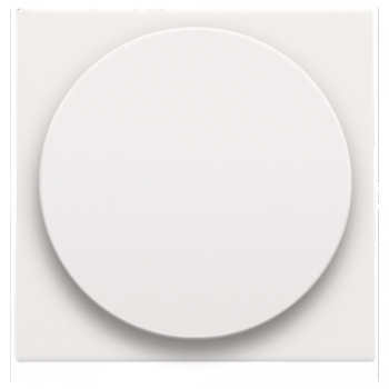 NIKO PURE niko afwerkingsset inclusief draaiknop voor draaiknopdimmer of extensie white coated (154)