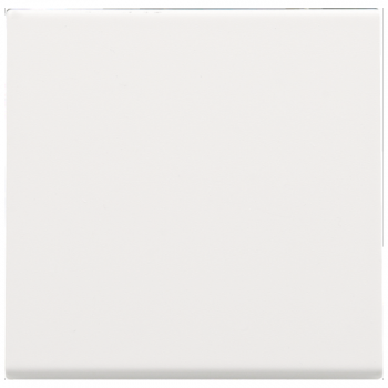 niko afwerkingsset voor een enkelvoudige elektronische schakelaar of drukknop white coated (154)
